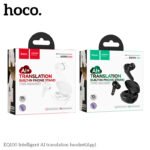 Hoco EQ100 AI Translation Earbuds with Phone Stand - Image 4