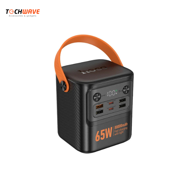 techwavegadgets (22) J152 Pro 80000mAh Power Bank | 65W PD Fast Charging | LED Lamp - Image 1