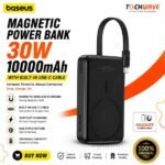 Baseus PD 30W 10000mAh Magnetic Mini Wireless Fast Charge MagSafe Power Bank (PPCXM10T)